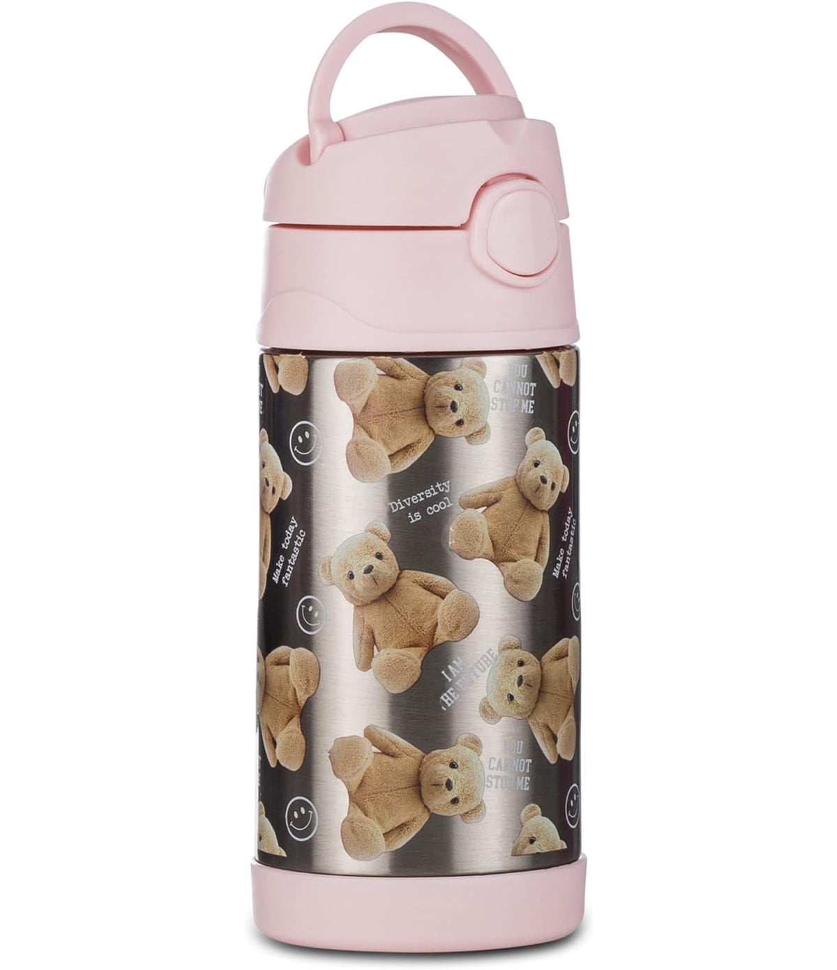 Borraccia BEAR - Fantasia - Borraccia 300 ML - Mantenimento Temperatura fino a 12h - Scuola, Viaggio, Tempo Libero - Borraccia