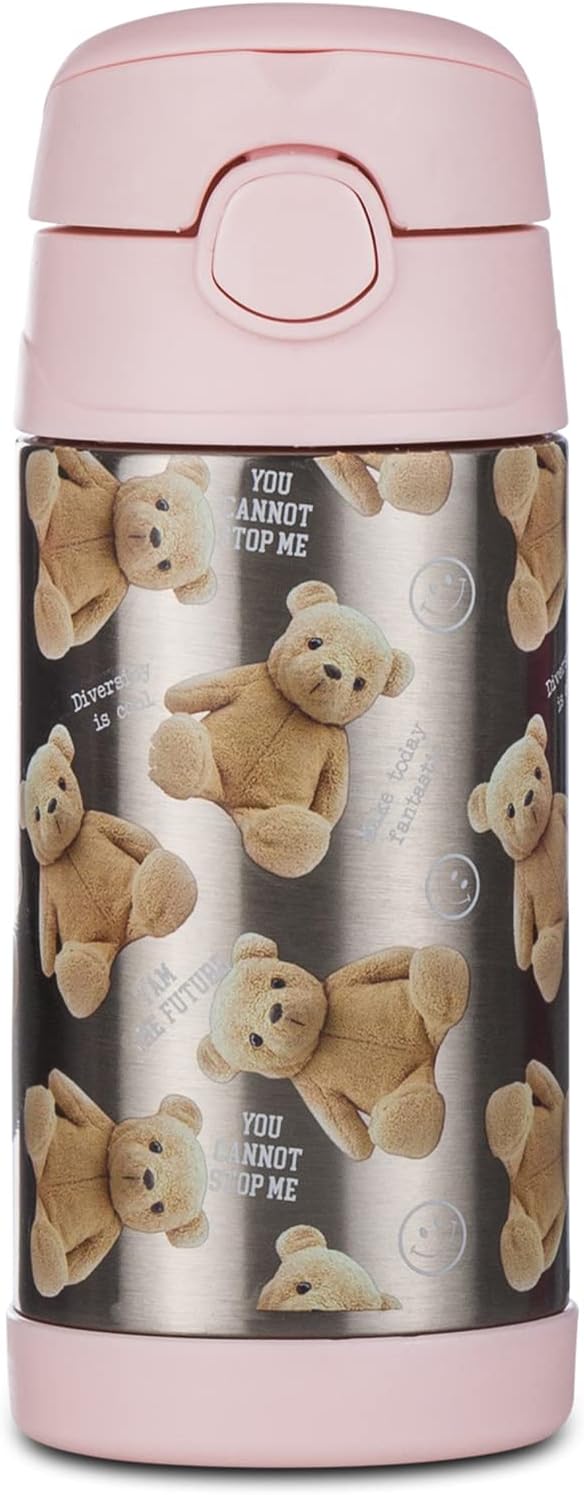Borraccia BEAR - Fantasia - Borraccia 300 ML - Mantenimento Temperatura fino a 12h - Scuola, Viaggio, Tempo Libero - Borraccia