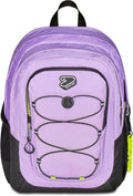 Seven Zaino Scuola Tech Line, Lilla, Doppio Scomparto, 29 L, Scuola Media e Superiore