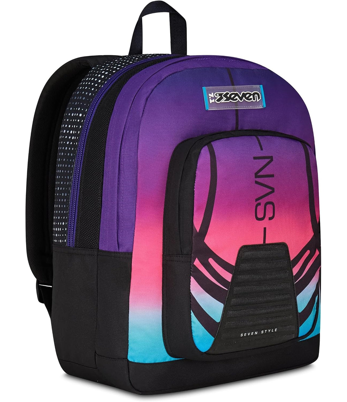 Seven Zaino Scuola Freethink Nuanced, Viola, Doppio Scomparto Con Tasca per PC e Tasca per Borraccia, Capienza 34 litri