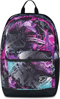 Seven Zaino Scuola Reversibile, Viola, Zaino Doppio Scomparto Con Auricolari Wireless, Tasca Porta PC e Tasca Porta Borraccia