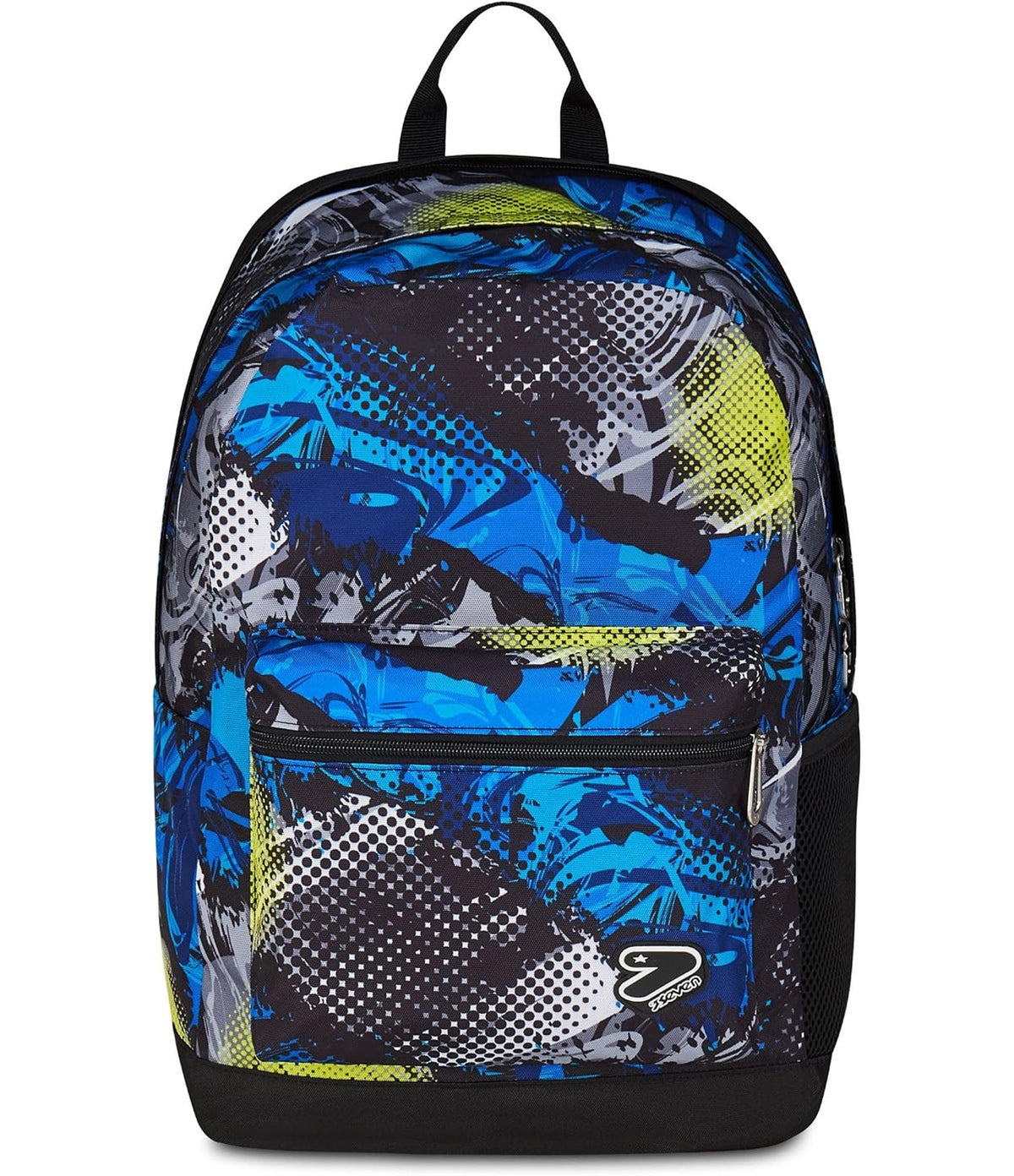 Seven Zaino Scuola Reversibile, Blu, Zaino Doppio Scomparto Con Auricolari Wireless, Tasca Porta PC e Tasca Porta Borraccia