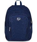 Seven Zaino Scuola SHINY TECH, Doppio Scomparto, Blu, Glitter, 30 L, Tasca frontale, Tasca portaborraccia, Scomparto porta pc, Scuola elementare, media e superiore