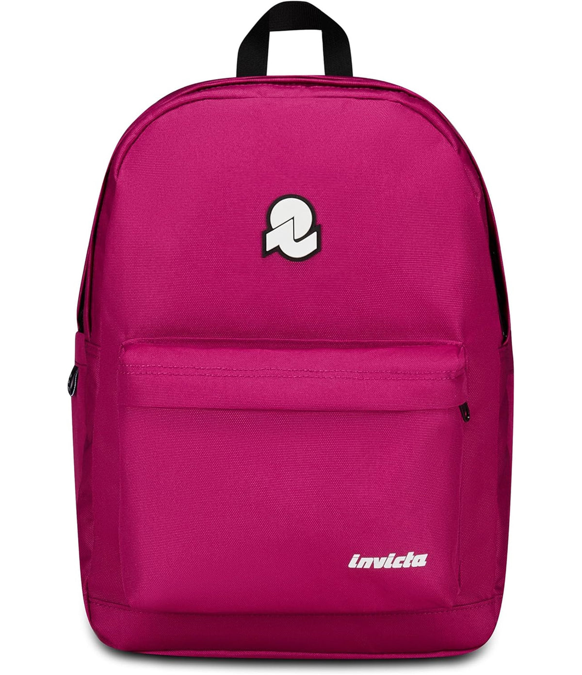 Invicta Zaino Scuola Lab Plain, Fucsia, Zaino Doppio Scomparto Con Tasca Porta PC o Tablet, Tasca Porta Borraccia e Tasca Con Organizer