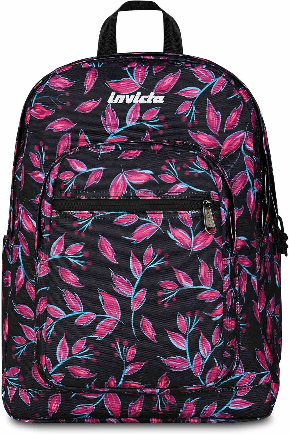 Invicta Zaino Scuola Jelek, Rosa, Doppio Scomparto Con Tasca per PC e Tasca per Borraccia, 34 lt, Scuola Media e Superiore