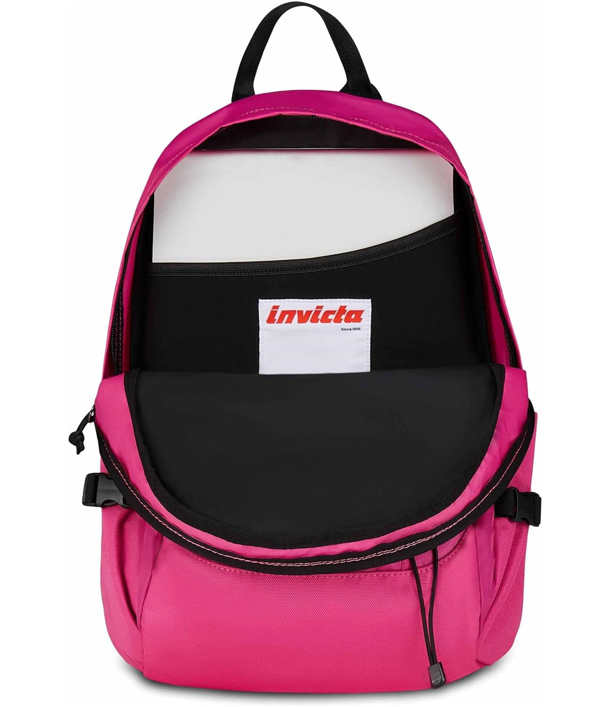 Invicta Zaino Scuola Invict-Act Smart, Rosa, Doppio Scomparto Con Tasca per PC e Tasca per Borraccia, 23 lt