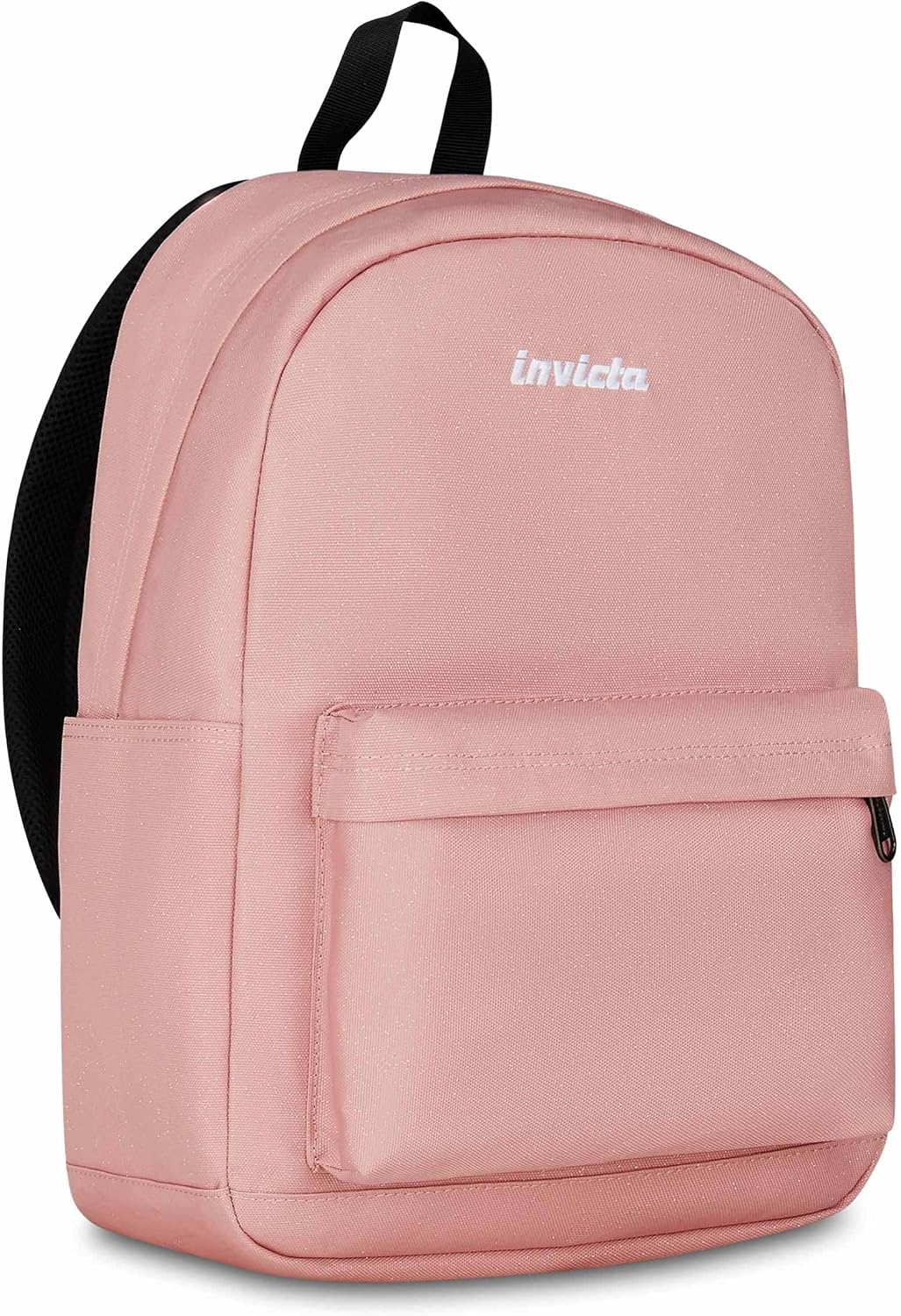 Invicta Zaino Scuola Carlson, Rosa Scintillante, Mono Scomparto Con Tasca per PC e Tasca per Borraccia, 24 lt