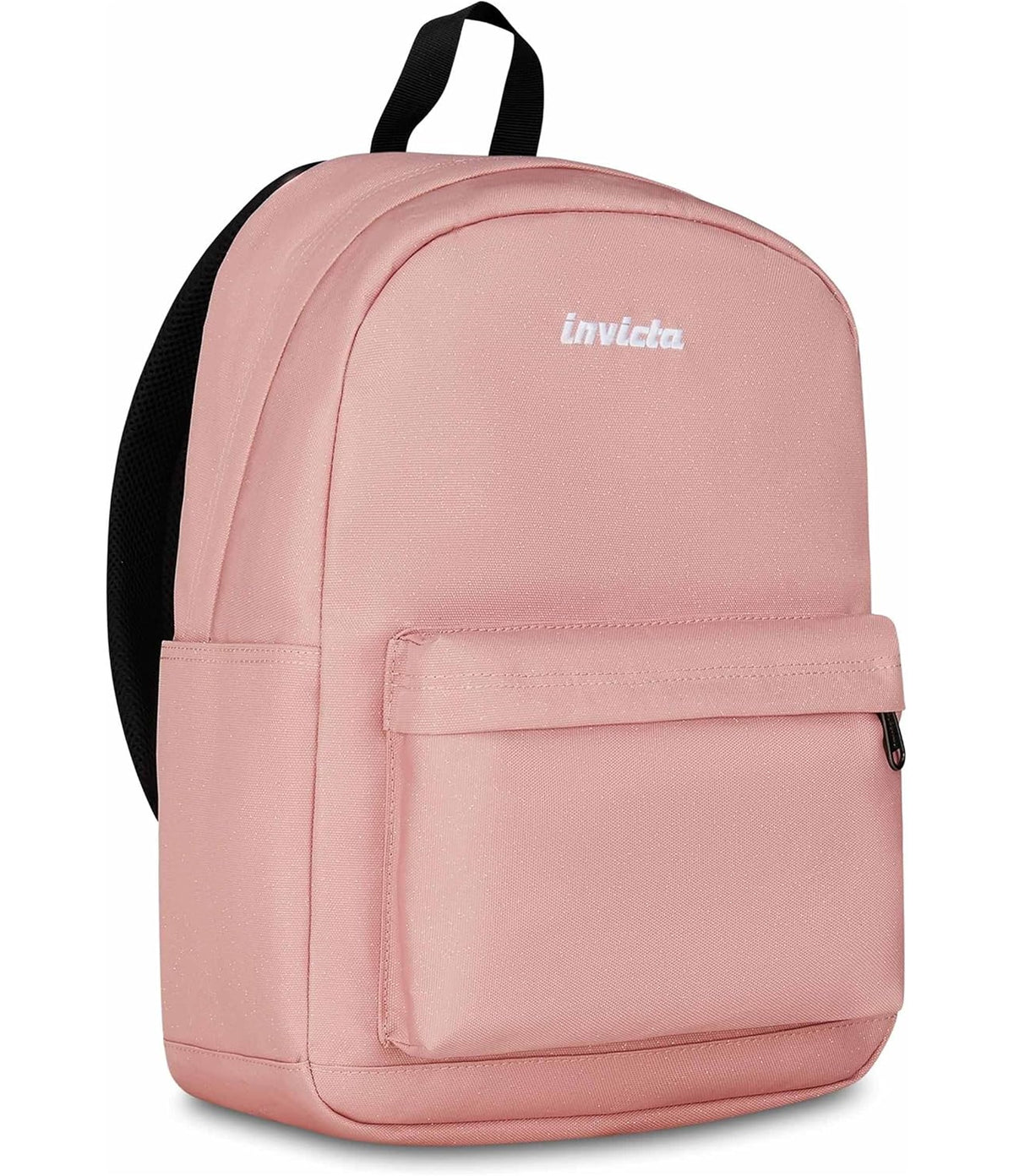 Invicta Zaino Scuola Carlson, Rosa Scintillante, Mono Scomparto Con Tasca per PC e Tasca per Borraccia, 24 lt
