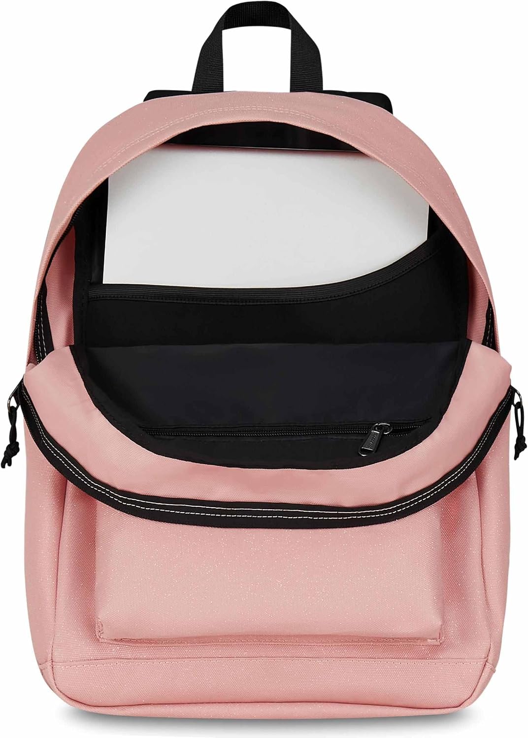Invicta Zaino Scuola Carlson, Rosa Scintillante, Mono Scomparto Con Tasca per PC e Tasca per Borraccia, 24 lt
