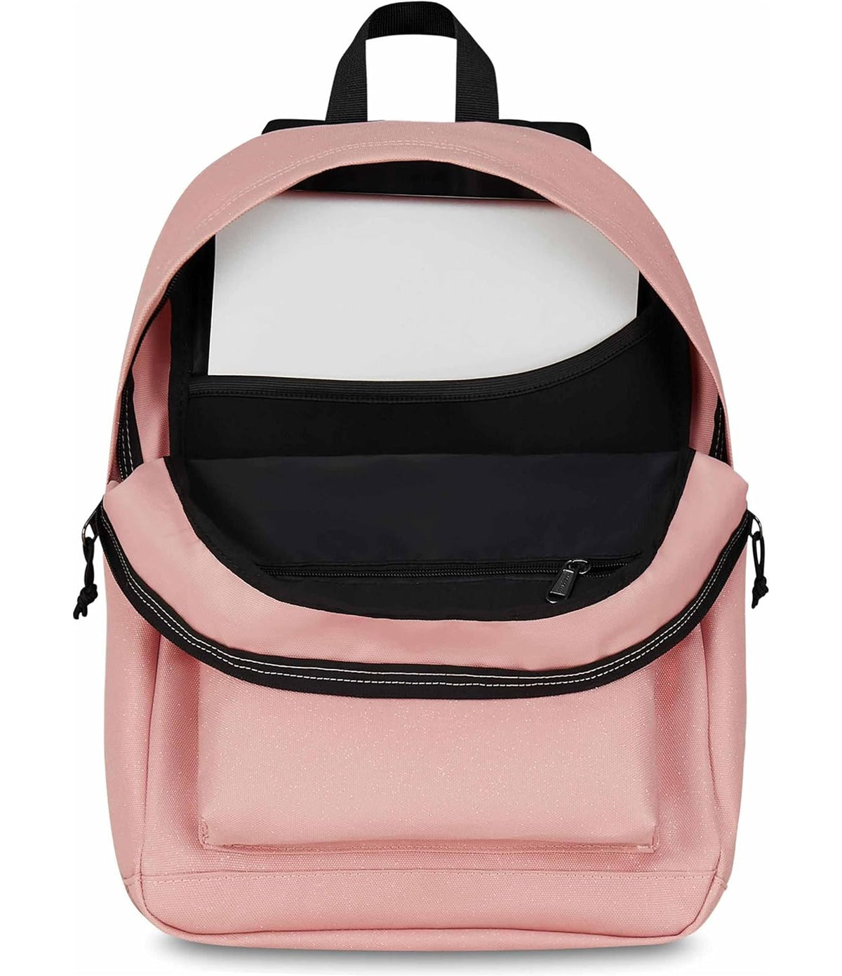 Invicta Zaino Scuola Carlson, Rosa Scintillante, Mono Scomparto Con Tasca per PC e Tasca per Borraccia, 24 lt