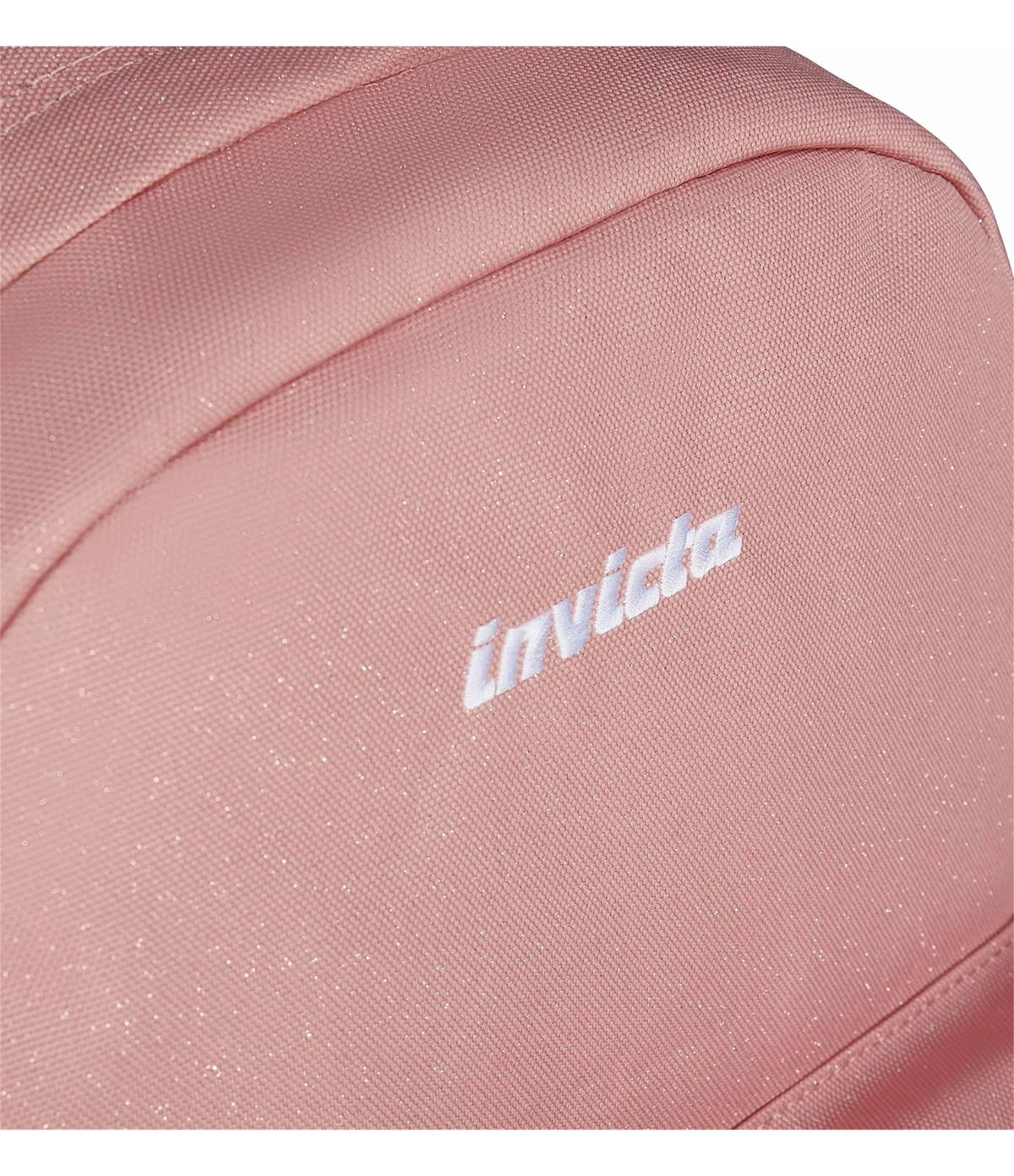 Invicta Zaino Scuola Carlson, Rosa Scintillante, Mono Scomparto Con Tasca per PC e Tasca per Borraccia, 24 lt