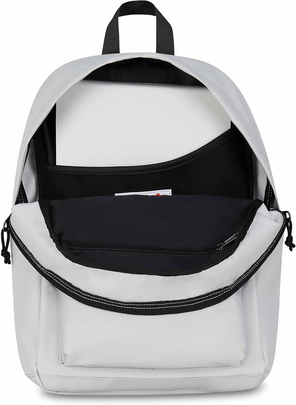 Invicta Zaino Scuola Carlson, Grigio Scintillante, Mono Scomparto Con Tasca per PC e Tasca per Borraccia, 24 lt