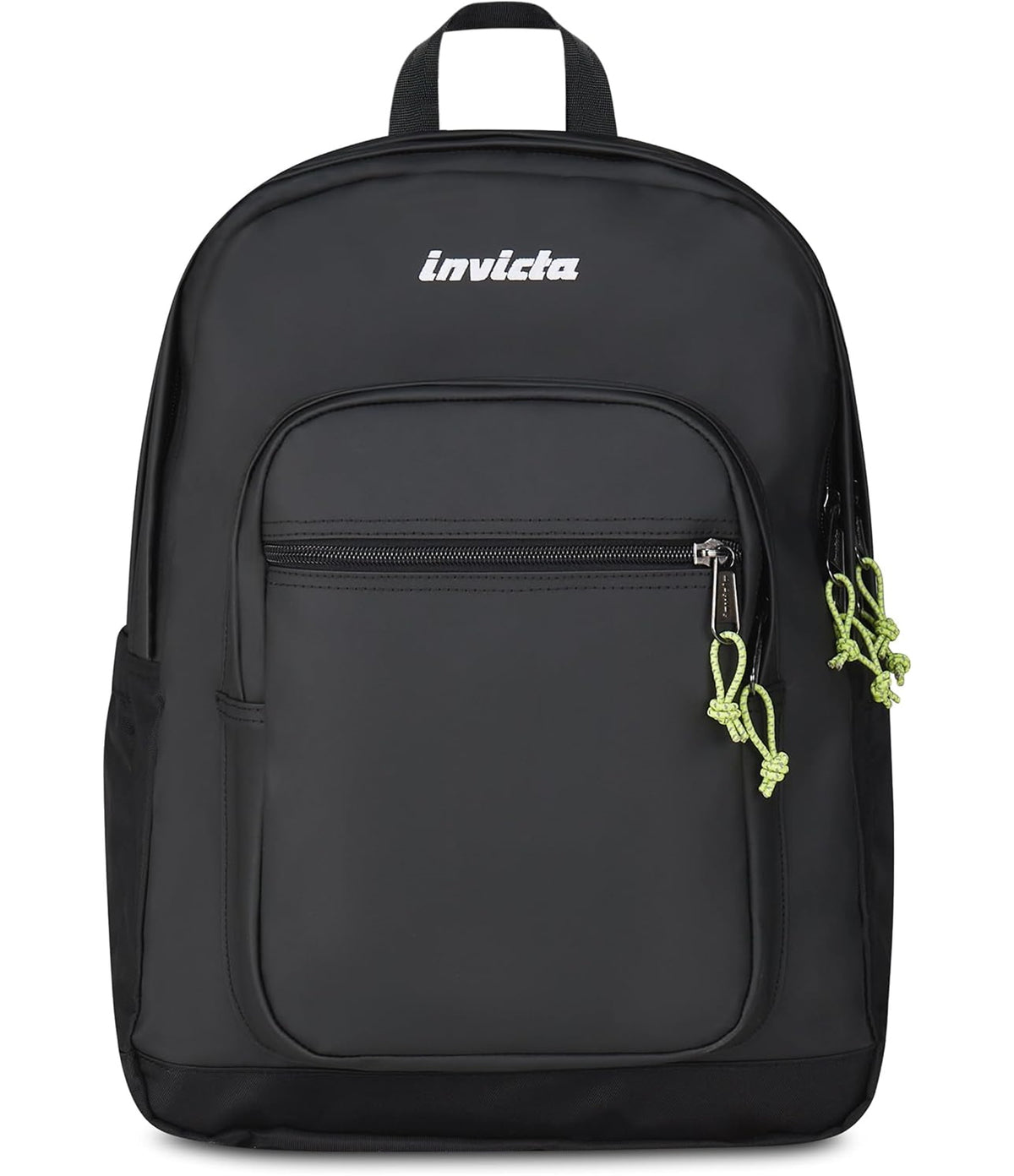 Invicta Jelek Plus Zaino Scuola Media Ragazzo Ragazza, Scuola Superiore, Tinta Unita, Scomparto PC, Tasca Borraccia, nero
