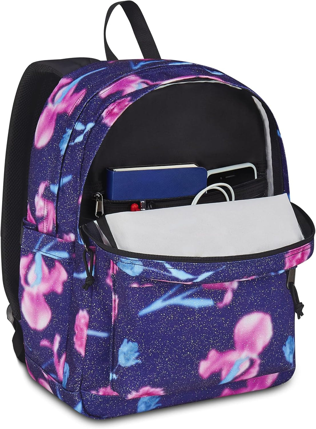 Invicta Zaino Scuola Lab Fantasy Shine, Viola, Doppio Scomparto Con Tasca per PC e Tasca per Borraccia, 27 lt