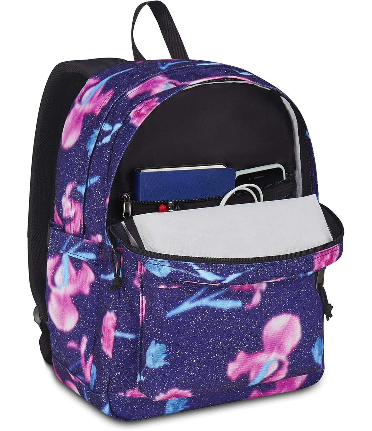 Invicta Zaino Scuola Lab Fantasy Shine, Viola, Doppio Scomparto Con Tasca per PC e Tasca per Borraccia, 27 lt