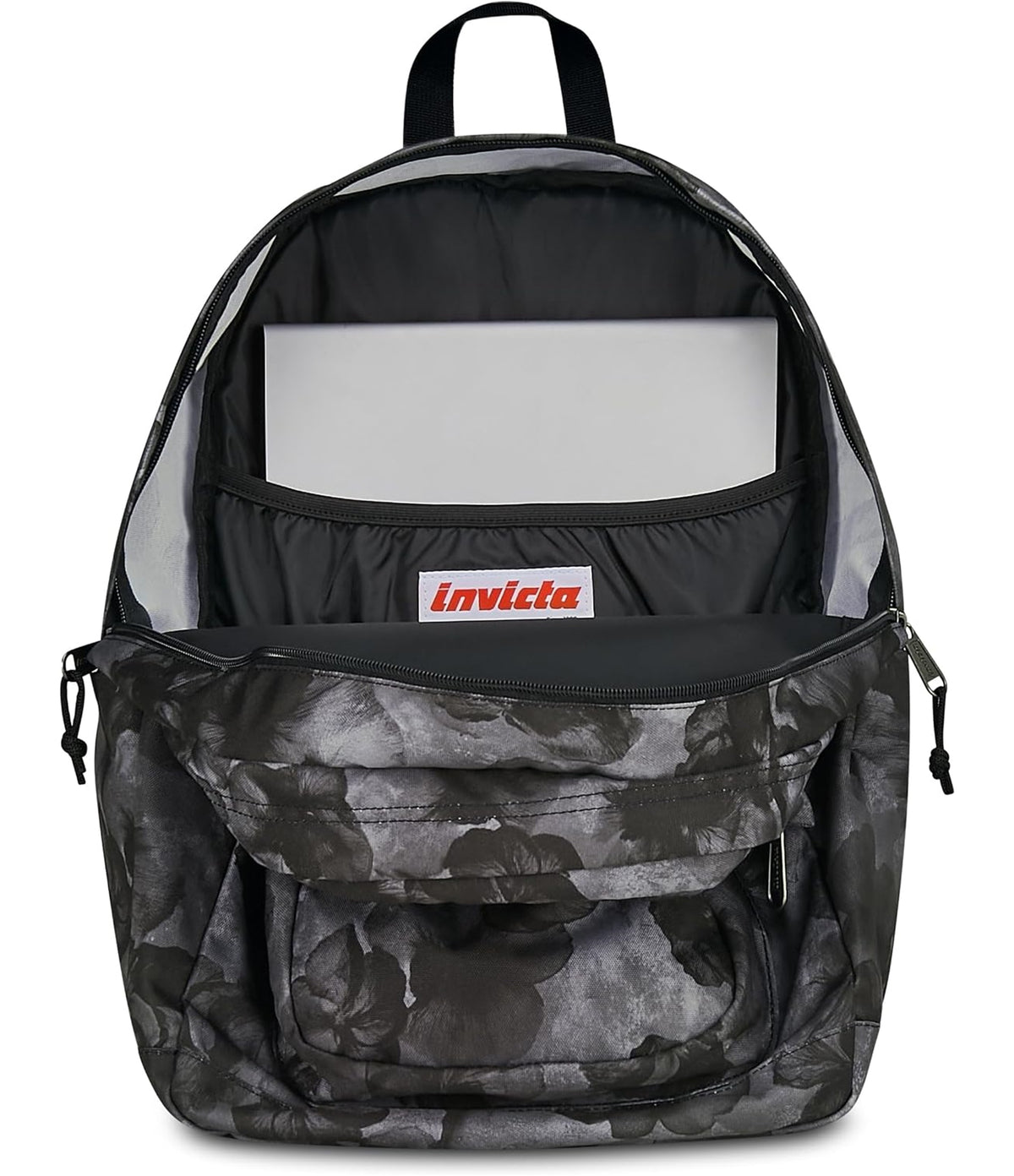 Invicta Zaino Scuola Jelek Fantasy, Grigio, 34 L, Doppio Scomparto, Tasche multiuso, Tasca interna con organizer, Scomparto porta pc, Tasca portaborraccia, Scuola media e superiore
