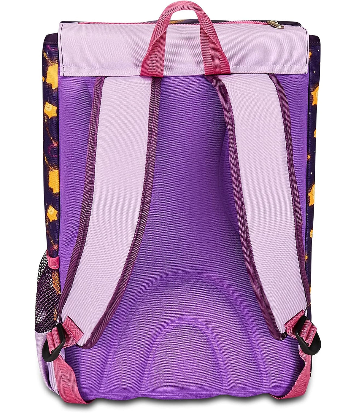 Seven Zaino Scuola Estensibile DISNEY - WISH STRONG HEART, Lilla - Zaino Doppio Scomparto Sdoppiabile Tramite Zip e Con Tasca Porta Borraccia