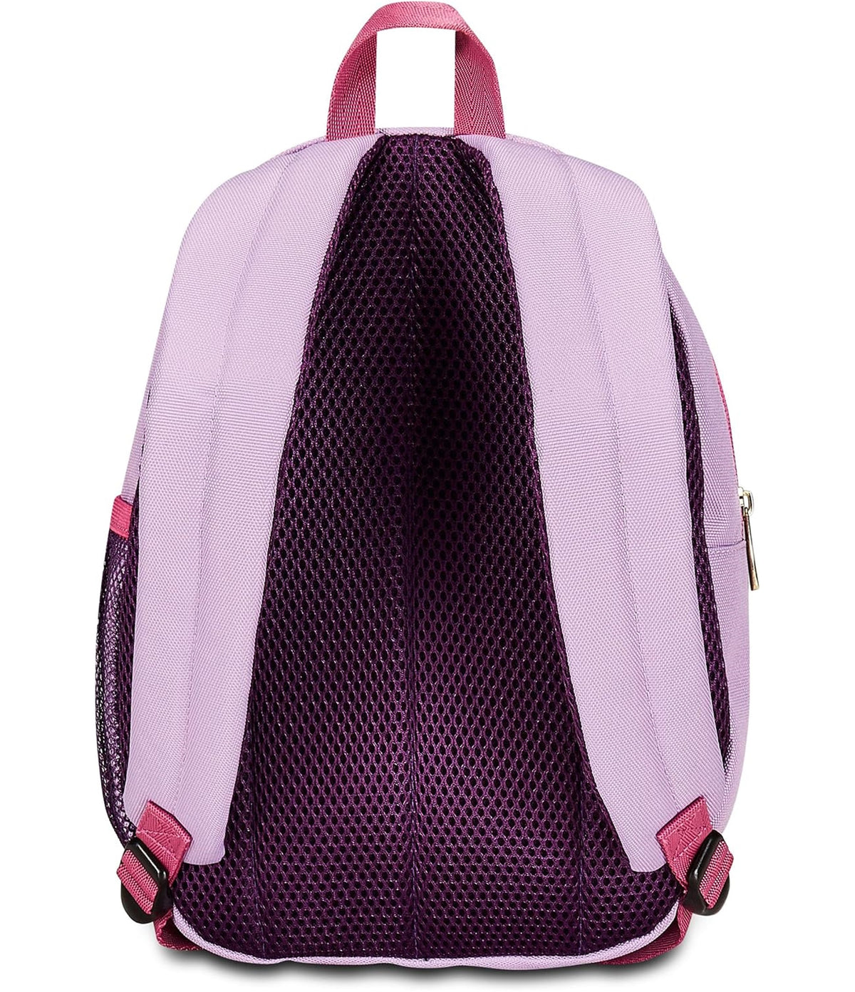 Disney Zaino Asilo Small, WISH, Lilla - Tasche Laterali Porta Borraccia, Tasca Frontale, Zainetto Asilo Bambina