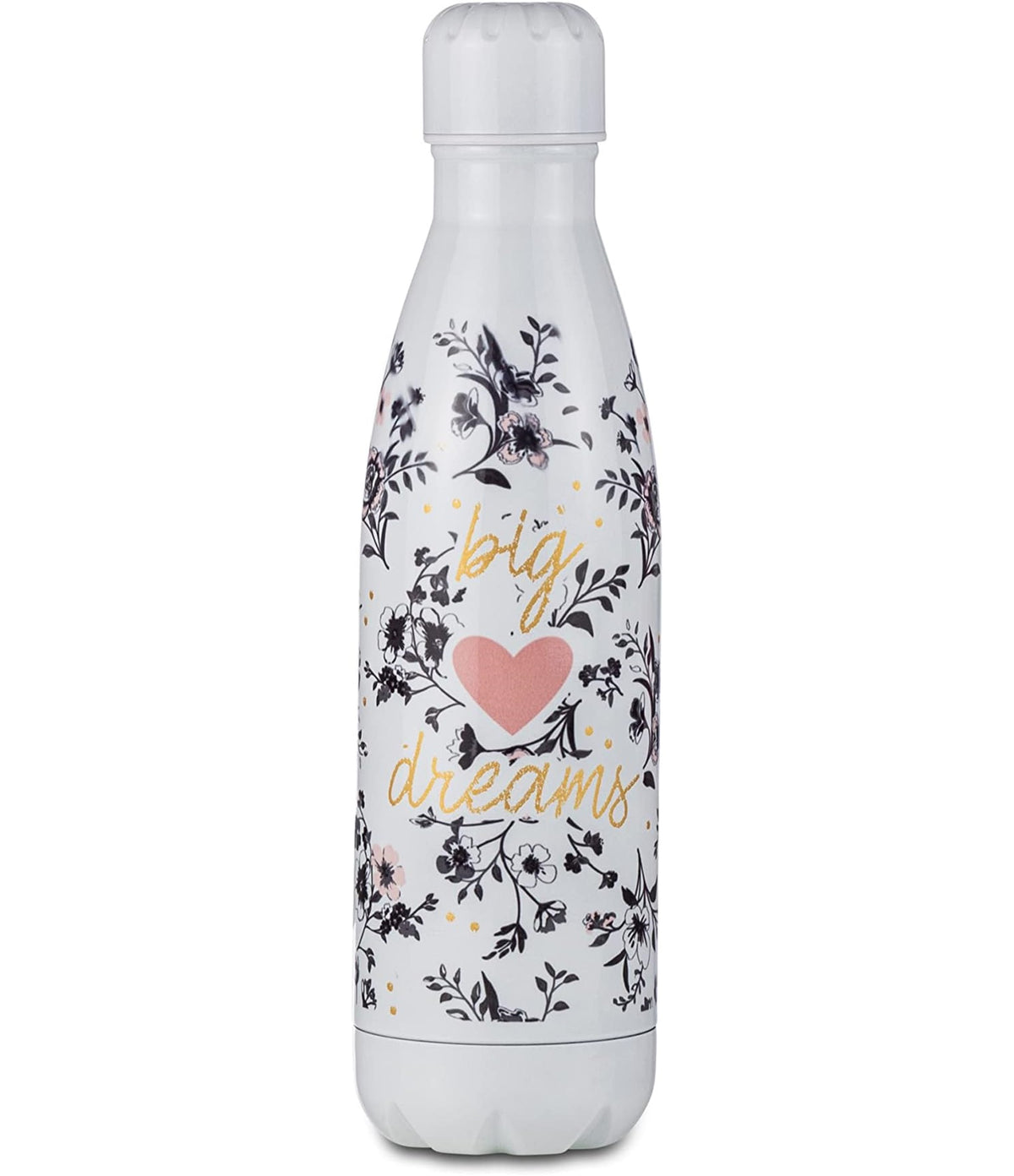 FCP Borraccia TRI-COASTAL - ENJOY THE LITTLE THINGS - in Acciaio inox POSH + POP - Bottle Termica con Tenuta Stagna - Mantenimento Temperatura Caldo Freddo