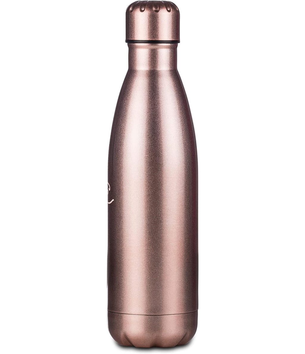 FCP Borraccia TRI-COASTAL - ENJOY THE LITTLE THINGS - in Acciaio inox POSH + POP - Bottle Termica con Tenuta Stagna - Mantenimento Temperatura Caldo Freddo
