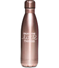 FCP Borraccia TRI-COASTAL - ENJOY THE LITTLE THINGS - in Acciaio inox POSH + POP - Bottle Termica con Tenuta Stagna - Mantenimento Temperatura Caldo Freddo