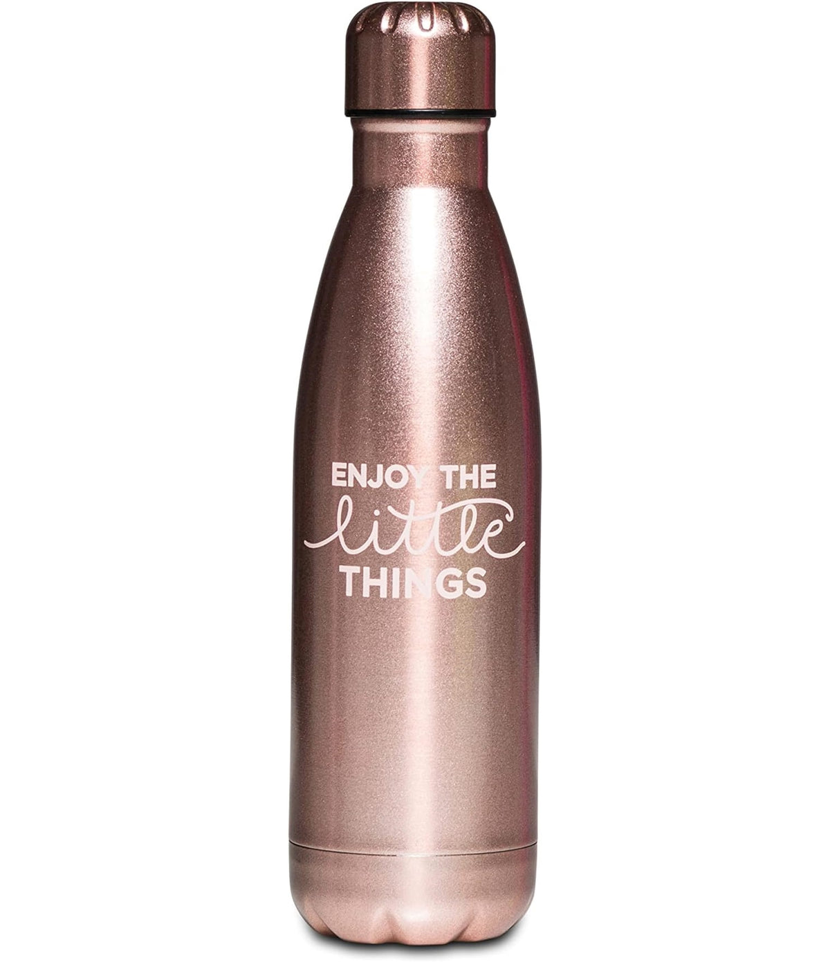 FCP Borraccia TRI-COASTAL - ENJOY THE LITTLE THINGS - in Acciaio inox POSH + POP - Bottle Termica con Tenuta Stagna - Mantenimento Temperatura Caldo Freddo