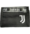 SEVEN Portafoglio Uomo -F.C. JUVENTUS Calcio, Nero Bianco - Portamonete con Chiusura Cerniera ZIP - Multi Scomparti Interni
