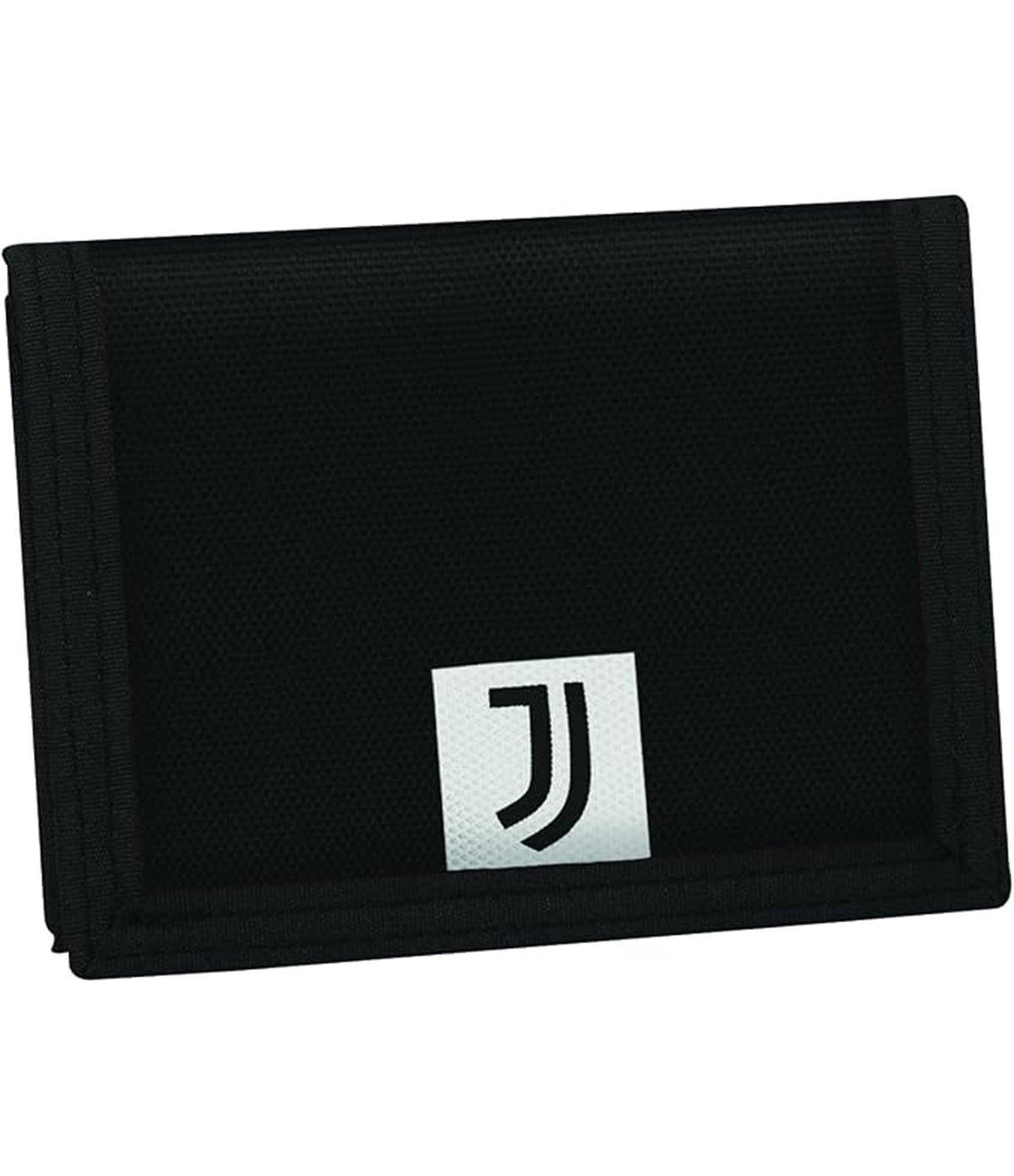 Seven Juventus Portafoglio Con Pratica Chiusura a strappo Nero, Scomparti Per Tessere, Contanti e Monete, Accessori Seven Juventus