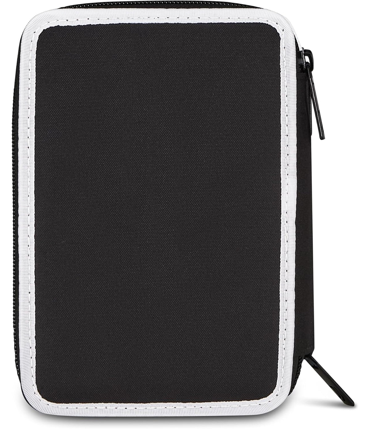 Seven Juventus Astuccio 3 Zip, Triplo Scomparto, Completo di Matite, Pennarelli, Colori, Accessori Zaino, Elementari, Medie, Bianconeri, Ragazze e Ragazzi, bianco/nero