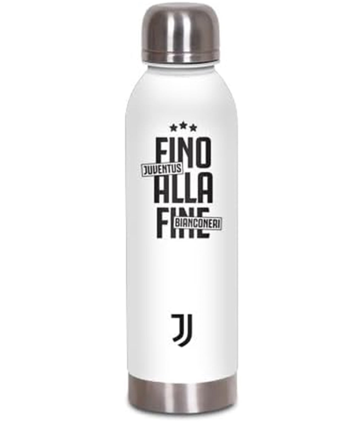 Seven Borraccia Juventus 750 ml in Tritan con Finitura Soft Touch, Resistente e Pratica, per Scuola, Sport, Allenamenti, Viaggi e Tempo Libero, Idea Regalo per Tifosi