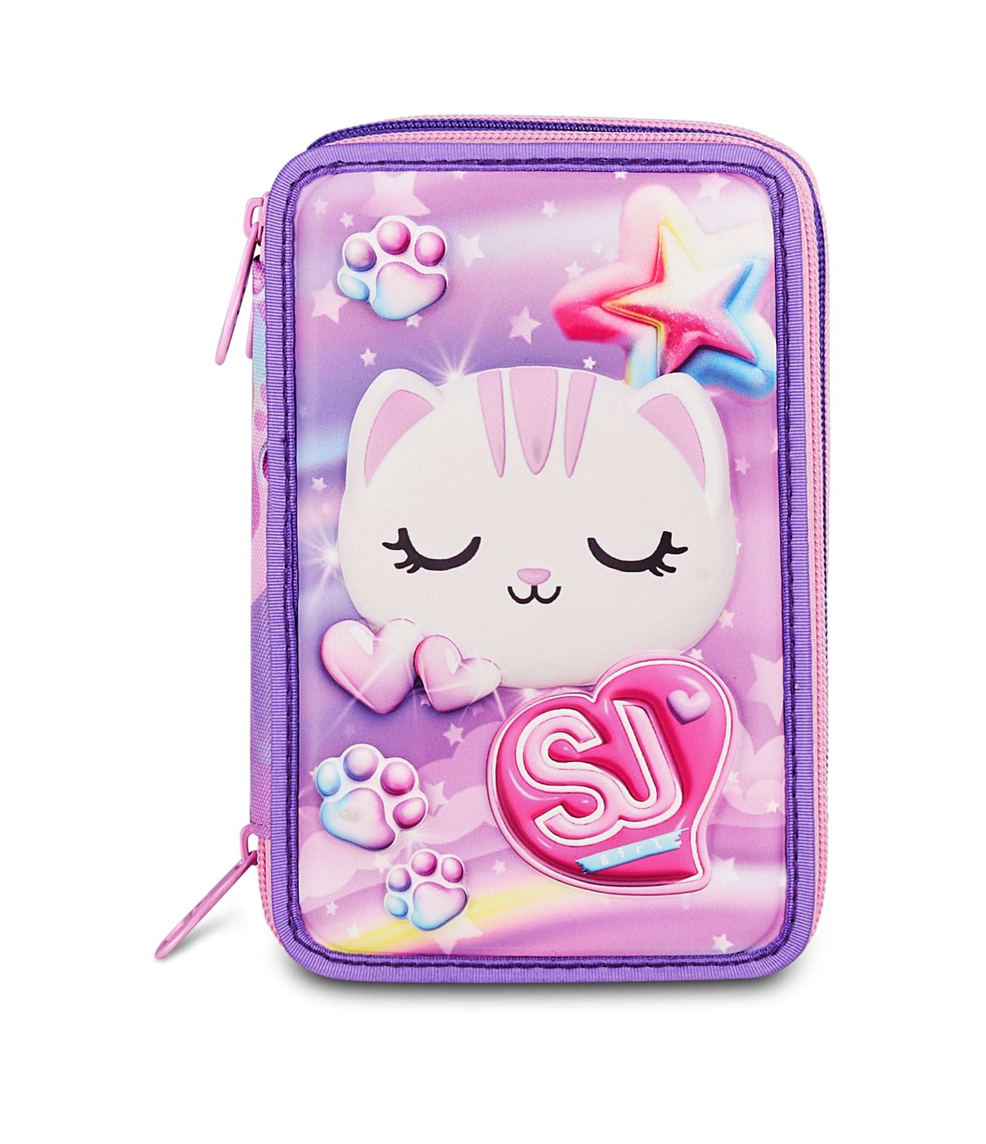 ASTUCCIO 3 ZIP 3D SJ GANG GLOWCAT