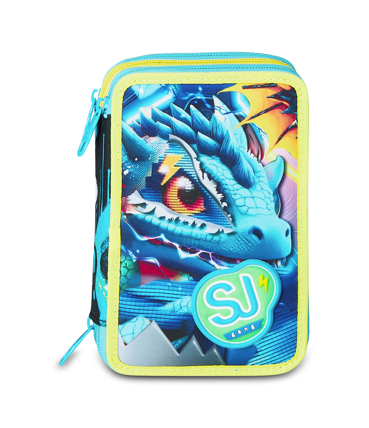 Astuccio 3 zip SJ GANG METAL DRAGON BOY