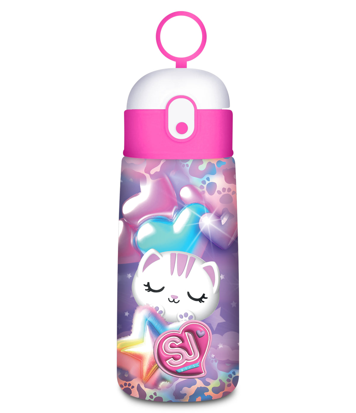 BORRACCIA TERMICA 460 ML CON CANNUCCIA SJ GANG GATTINO