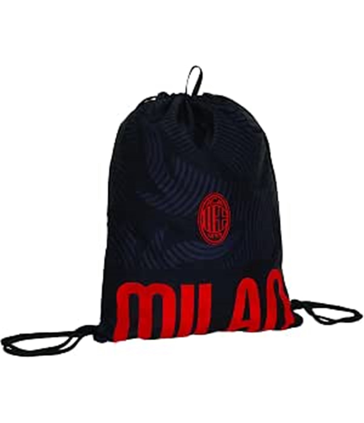Seven Milan Sakky Bag, Nero, Zainetto Con Facile Chiusura Con Coulisse, Sacca Sportiva, Scuola, Palestra e Tempo Libero