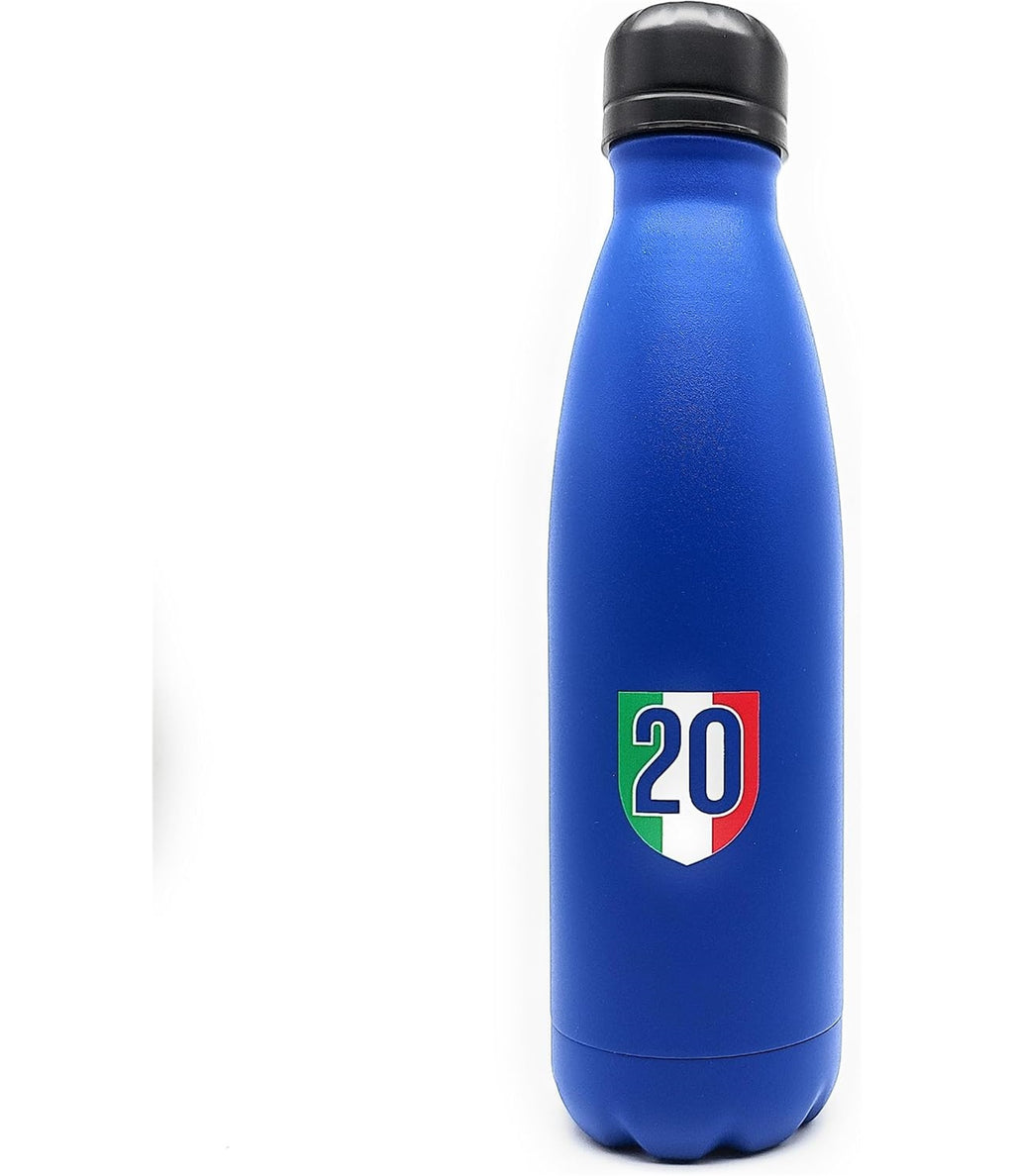 Seven Borraccia Termica Inter, Nero Azzurro, 0,5 Litri, Borraccia Scuola e Tempo Libero