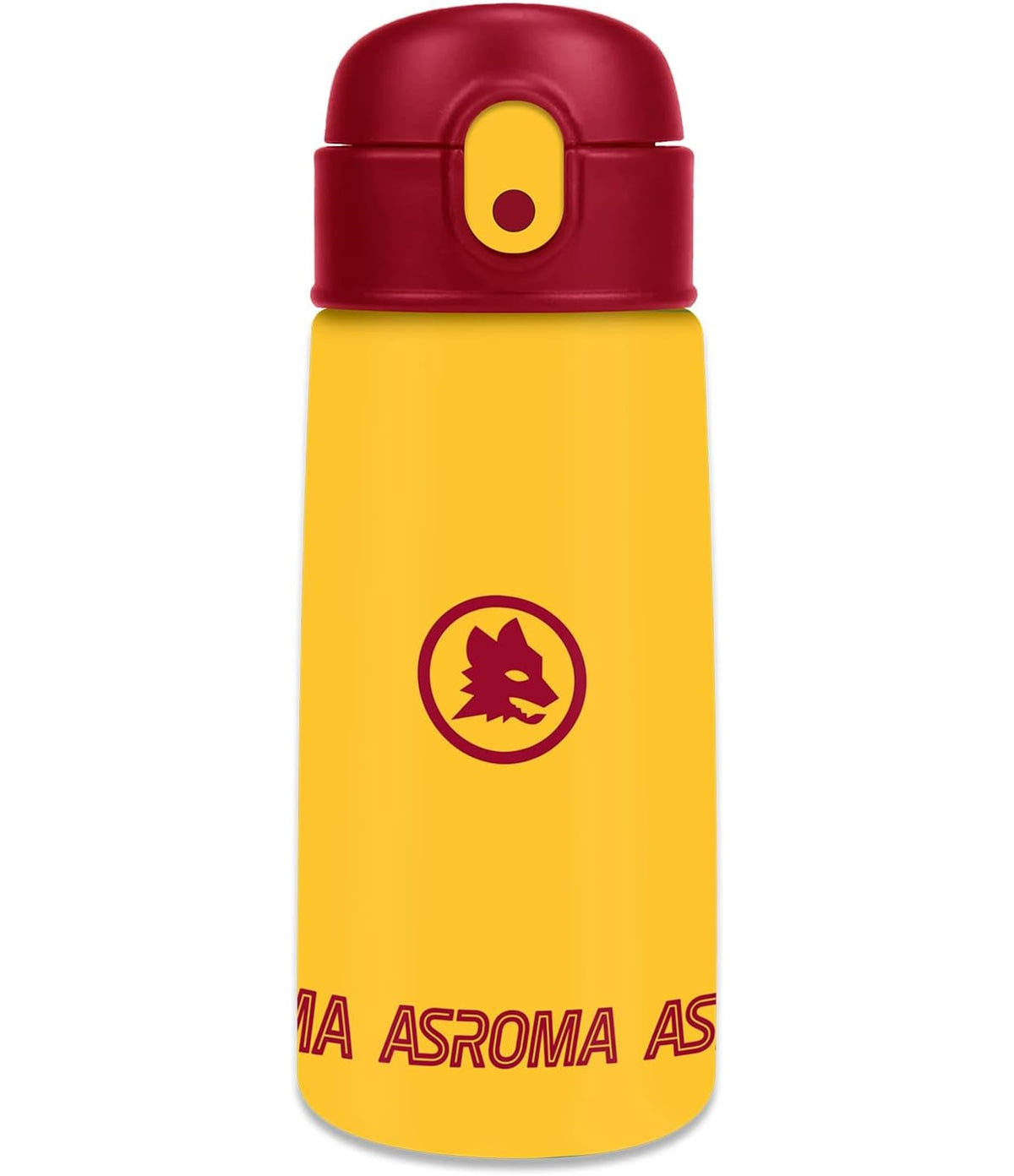 Seven Borraccia termica AS ROMA per ragazzi, Acciaio inox bpa free, 460ml, Mantenimento temperatura: caldo 12h/freddo 24h