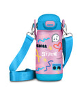 BORRACCIA TERMICA 400ML CON TRACOLLA ANGEL LILO & STITCH