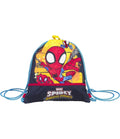 Marvel Sakky Bag Spidey And His Amazing Friends, Blu, Disney Junior, Sacchetta Con Foro Antisoffocamento, Scuola Materna & Tempo libero