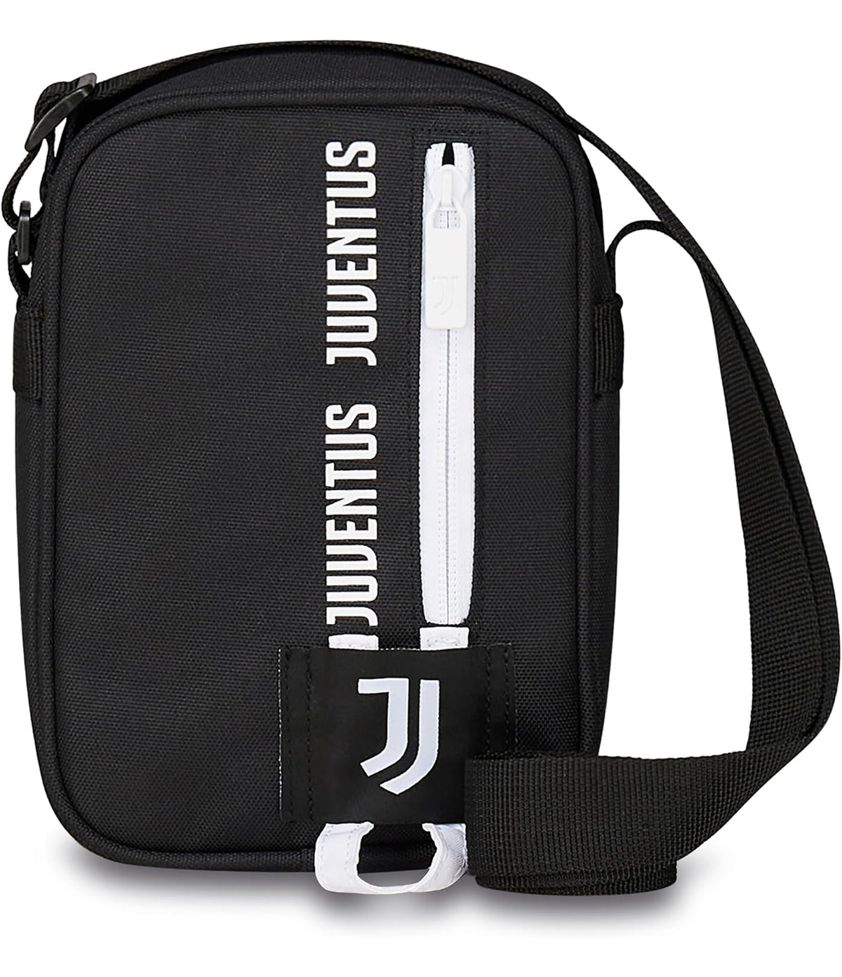 Seven Juventus Tracolla Bambini e Ragazzi, Bianco Nero, Tracolla Regolabile, Sport e Tempo Libero