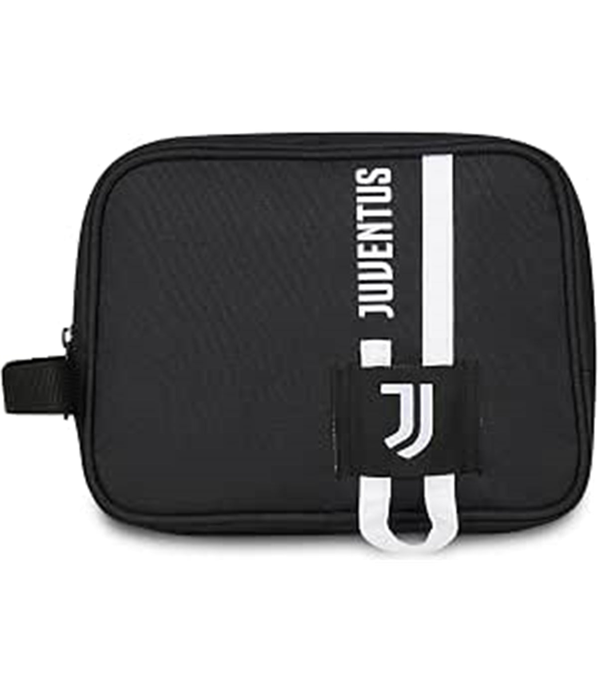 Seven Pochette Juventus Ragazzi, Bianco Nero, Con Maniglia in Nastro, Organizer da Viaggio, Tempo Libero