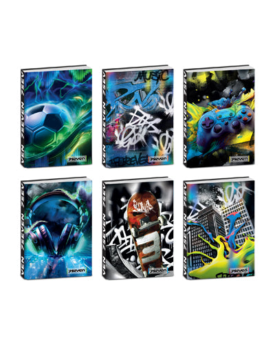 DIARIO standard 12 mesi DATATO #R SEVEN CARTOTECNICA BOY