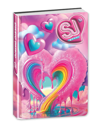 DIARIO Agenda 10 mesi DATATO CUORE CARTOTECNICA GIRL SJ GANG