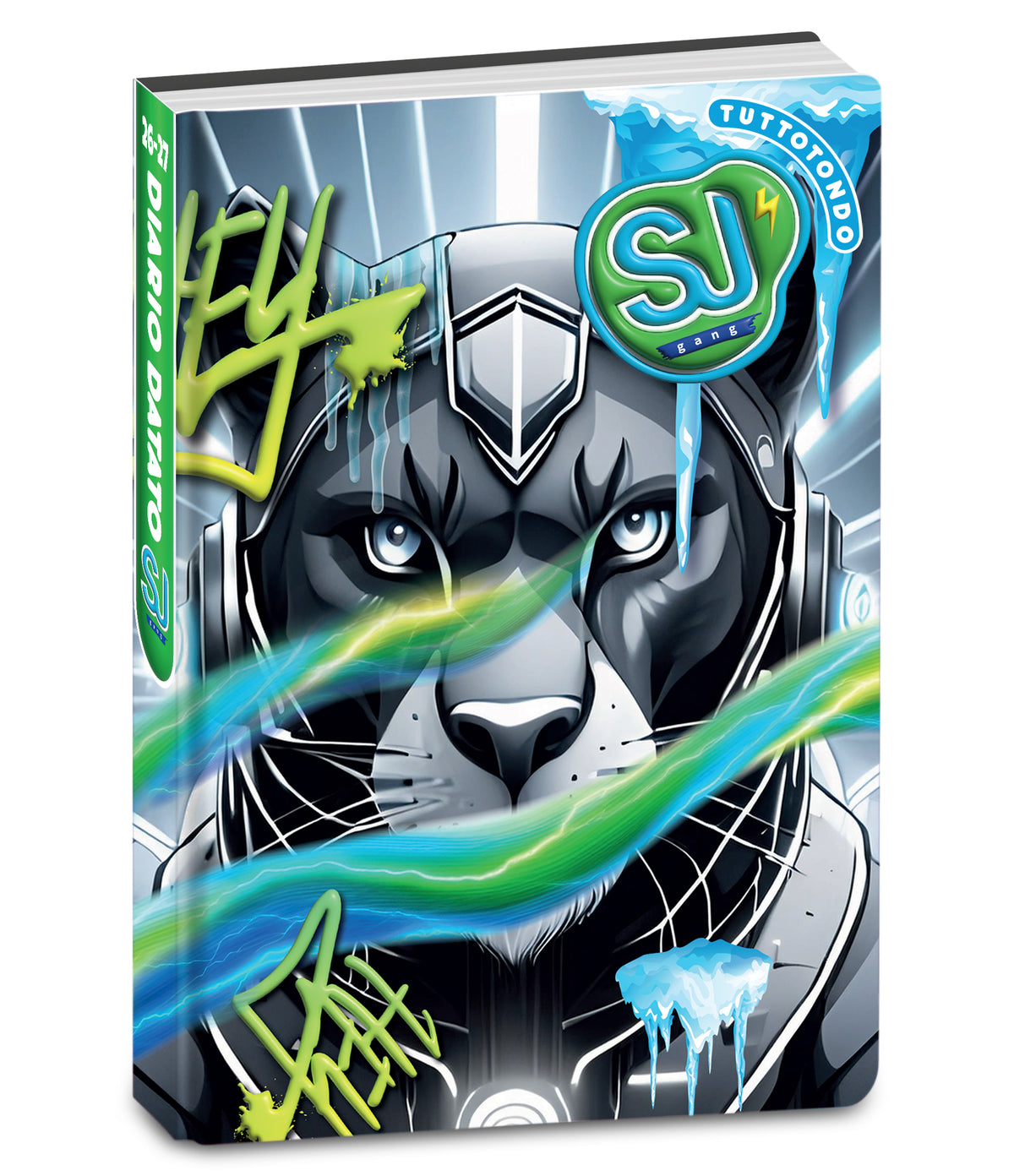 DIARIO Agenda 10 mesi DAT # SJ GANG CARTOTECNICA ANIMALI BOY