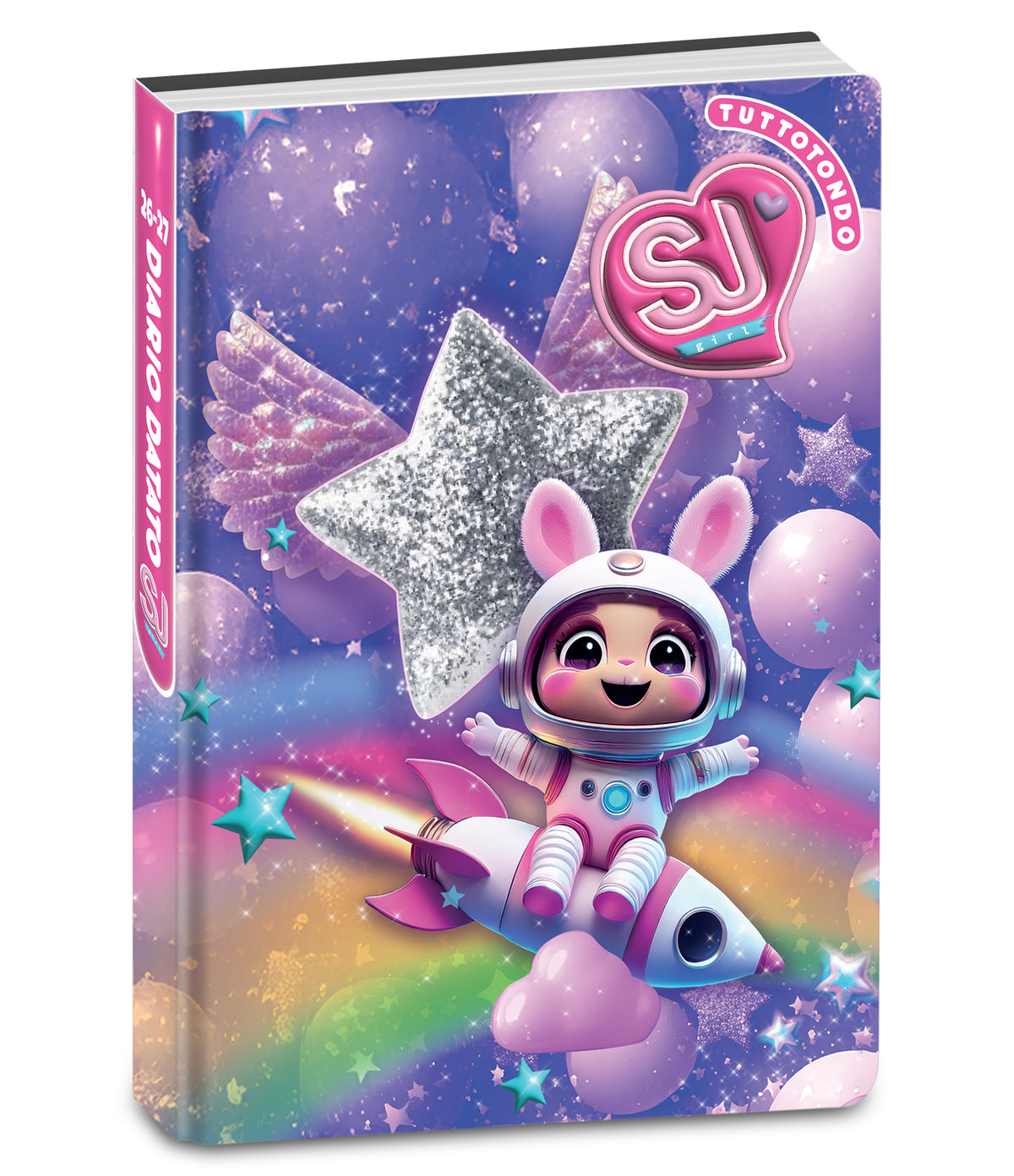 DIARIO Agenda 10 mesi DAT # SJ GANG CARTOTECNICA WONDROUS GIRL