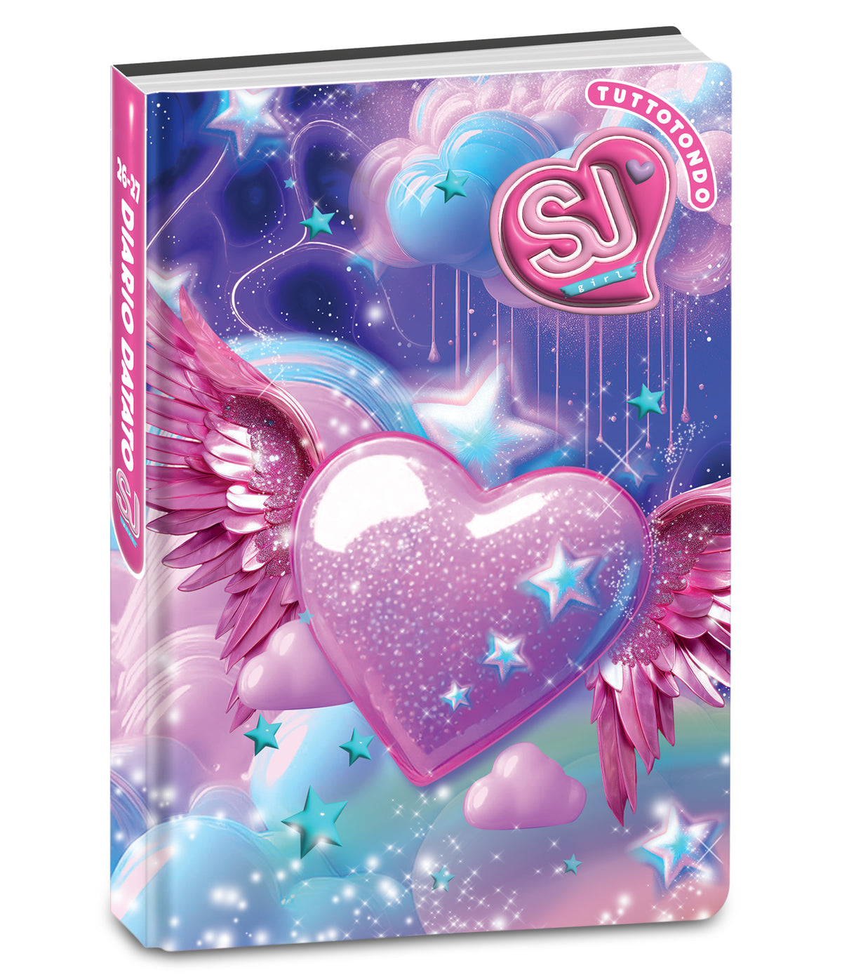 DIARIO Agenda 10 mesi DAT # SJ GANG CARTOTECNICA WONDROUS GIRL