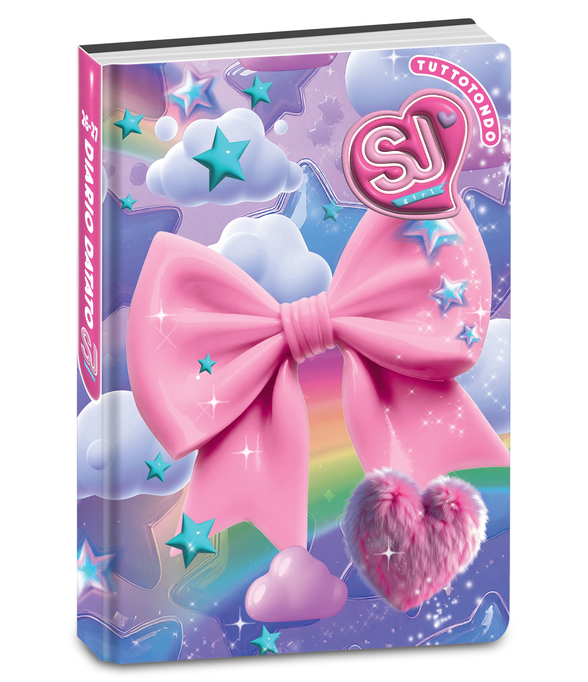 DIARIO Agenda 10 mesi DAT # SJ GANG CARTOTECNICA WONDROUS GIRL