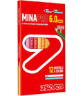 Seven Pastelli Scuola Minapro 6.0 - Scatola 12 Pz, 12 Pastelli a colori con spazio nome personalizzabile, Bambini e Ragazzi