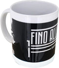 Seven Juventus Tazza Mug in Ceramica Fino Alla Fine, Nera, da 325 ml, Lavabile In Lavastoviglie