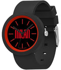 Orologio da polso analogico al quarzo. Custodia e cinturino in silicone. Batteria inclusa nel prodotto. Arriva in una scatola regalo. Chiusura: chiusura a rotazione Moderno
