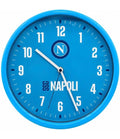 Seven Orologio Napoli da Parete al Quarzo con Movimento Continuo,Prodotto Ufficiale in ABS, Diametro 30 cm, Sport e Calcio, Bambini e Adulti